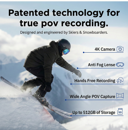 Sight Clip 4K UHD Ski Goggles